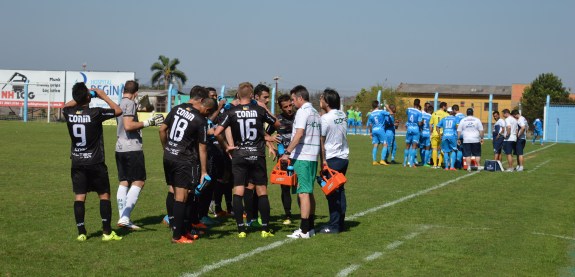 Parada para hidratação. 